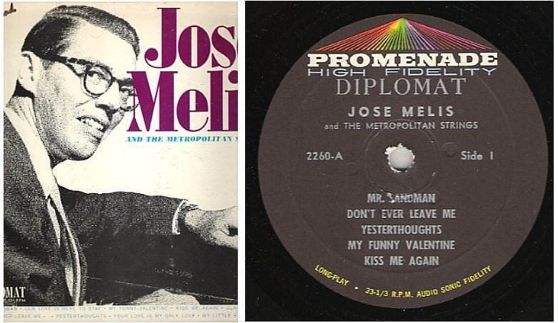 Melis, Jose / Jose Melis and The Metropolitan Strings / Diplomat 2260 (Album, 12" Vinyl)