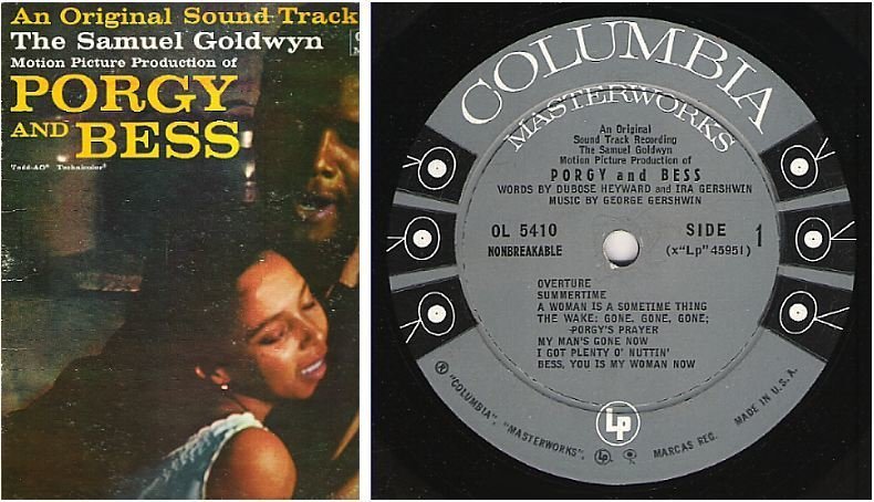 Soundtrack / Porgy and Bess (1959) / Columbia Masterworks OL-5410