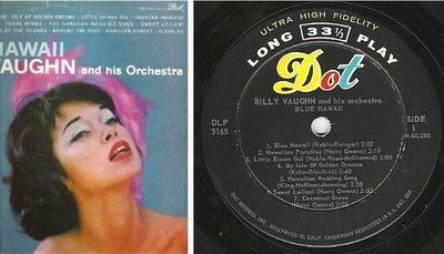 Vaughn, Billy / Blue Hawaii (1959) / Dot DLP-3165