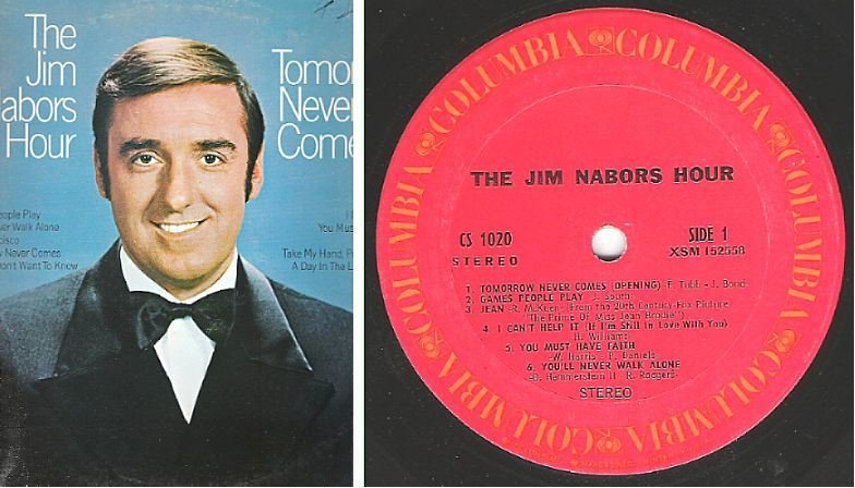 Nabors, Jim / Tomorrow Never Comes (1970) / Columbia CS-1020 (Album, 12" Vinyl)