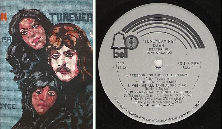 Orlando, Tony (+ Dawn) / Tuneweaving (1973) / Bell 1112
