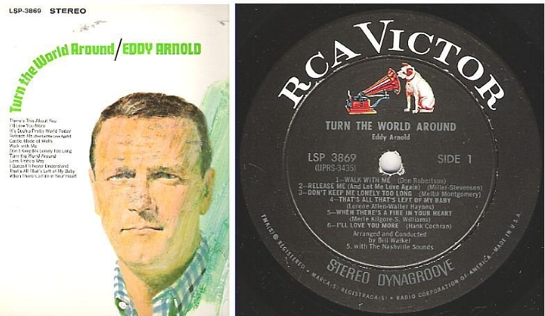Arnold, Eddy / Turn the World Around (1967) / RCA Victor LSP-3869 (Album, 12" Vinyl)