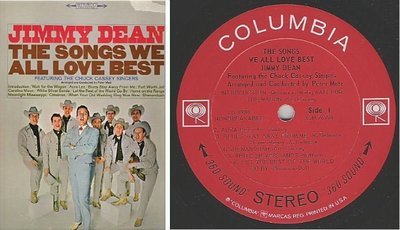 Dean, Jimmy / The Songs We All Love Best (1964) / Columbia CS-8988