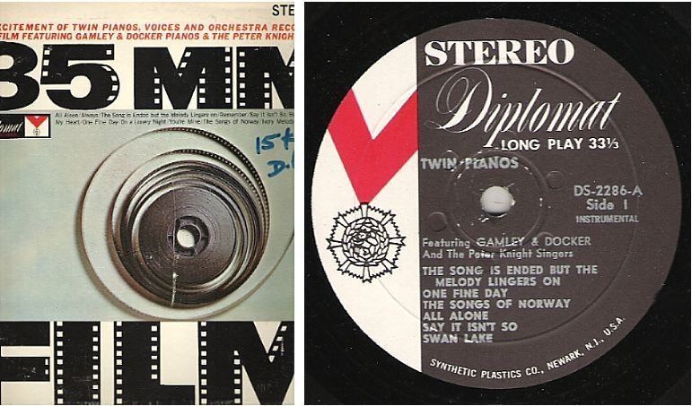 Gamley + Docker / Twin Pianos / Diplomat DS-2286 (Album, 12" Vinyl)