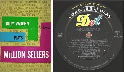 Vaughn, Billy / Plays The Million Sellers (1958) / Dot DLP-3119