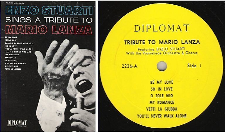 Stuarti, Enzo / Tribute to Mario Lanza (1960's) / Diplomat 2236 (Album, 12" Vinyl)
