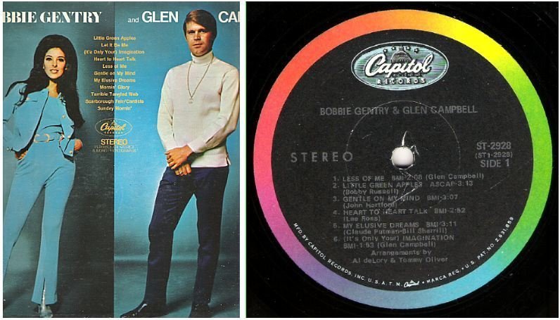 Campbell, Glen (+ Bobbie Gentry) / Bobbie Gentry + Glen Campbell (1968) / Capitol ST-2928 (Album, 12&quot; Vinyl)