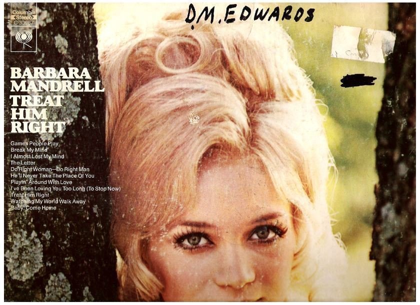 Mandrell, Barbara / Treat Him Right (1971) / Columbia C-30967