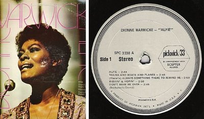 Warwick, Dionne / Alfie (1973) / Pickwick SPC-3338 (Album, 12&quot; Vinyl)