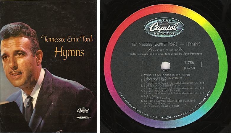 Ford, Tennessee Ernie / Hymns (1956) / Capitol T-756 (Album, 12" Vinyl)