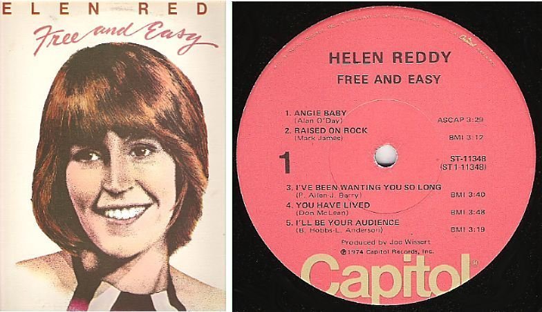 Reddy, Helen / Free and Easy (1974) / Capitol ST-11348