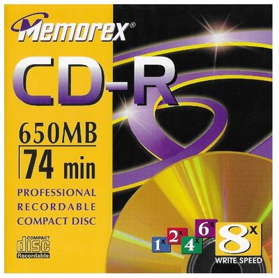 Memorex / CD-R Inlay Card / AA 1018