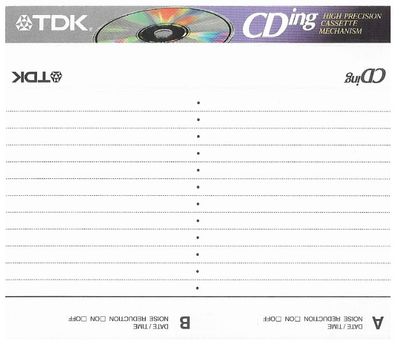 TDK / CDing / Purple-Grey-Black-White
