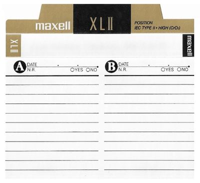 Maxell / XL II / Gold-Black-White-Grey