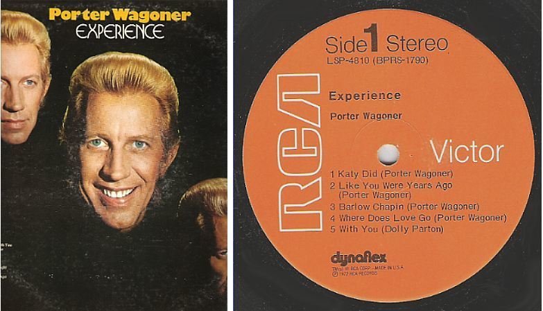Wagoner, Porter / Experience (1972) / RCA Victor LSP-4810 (Album, 12" Vinyl)
