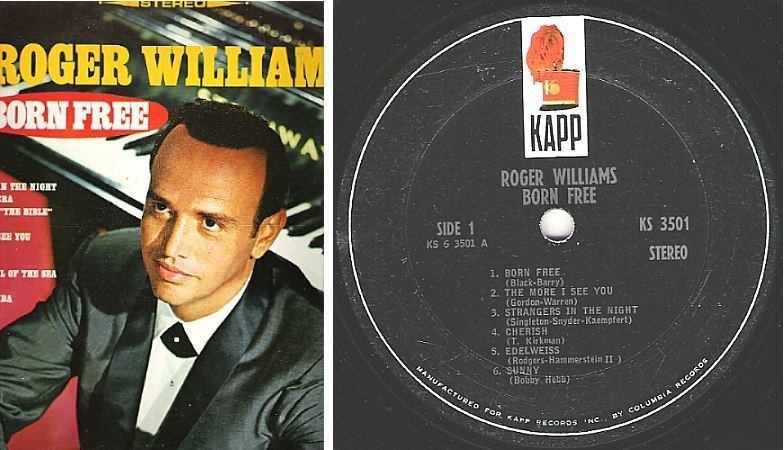 Williams, Roger / Born Free (1966) / Kapp KS-3501