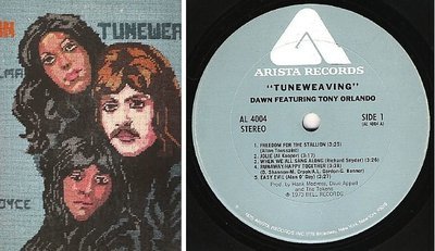 Orlando, Tony (+ Dawn) / Tuneweaving (1975) / Arista AL-4004