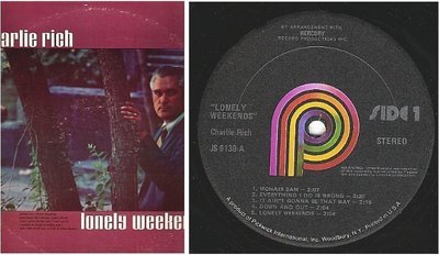 Rich, Charlie / Lonely Weekends (1974) / Pickwick JS-6139