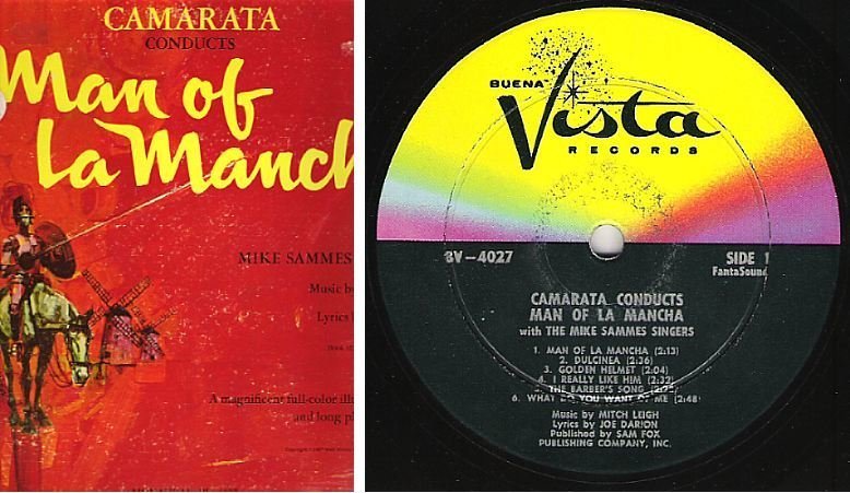 Camarata / Man Of La Mancha (1967) / Buena Vista BV-4027 (Album, 12" Vinyl)