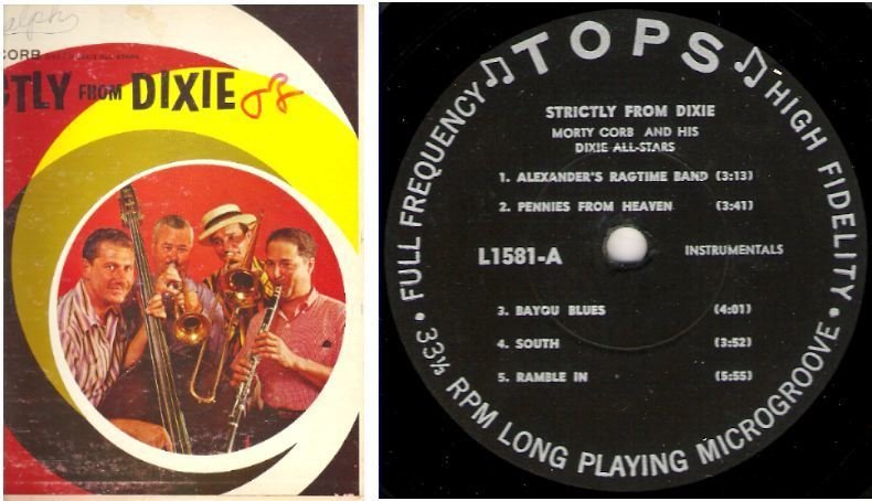 Corb, Morty / Strictly From Dixie (1957) / Tops L-1581 (Album, 12" Vinyl)