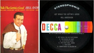 Anderson, Bill / Get While the Gettin&#39;s Good (1967) / Decca DL-74855