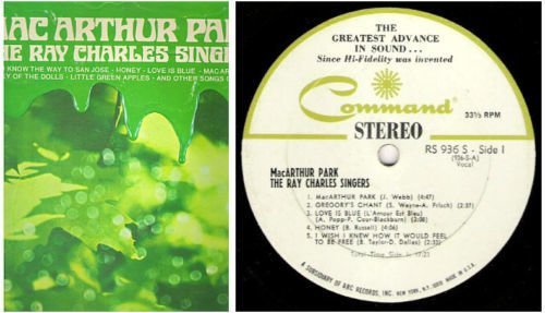 Charles, Ray (Singers) / MacArthur Park (1968) / Command RS-936 S (Album, 12&quot; Vinyl)