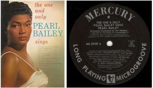 Bailey, Pearl / The One and Only Pearl Bailey Sings (1957) / Mercury MG-20187 (Album, 12" Vinyl)
