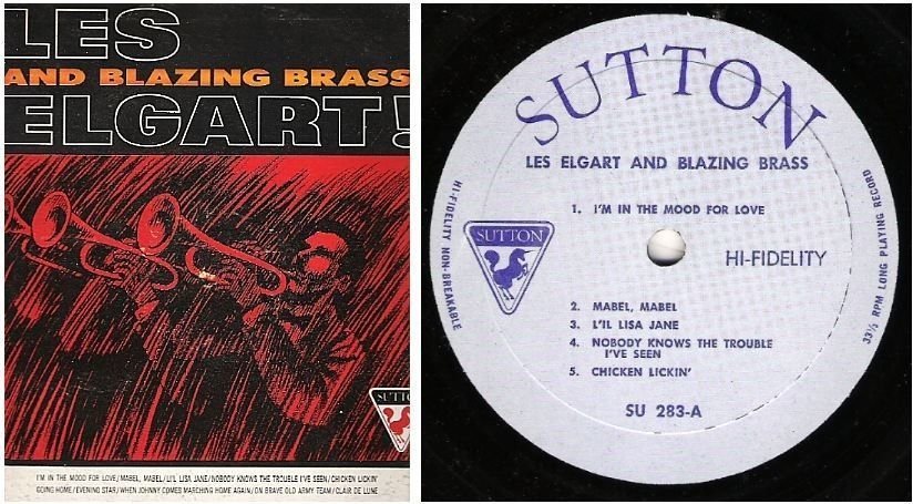Elgart, Les / Les Elgart and Blazing Brass (1960's) / Sutton SU-283 (Album, 12" Vinyl)