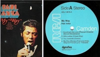 Anka, Paul / My Way (1974) / RCA-Camden ACL1-0616