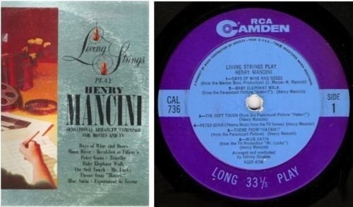 Living Strings, The / Play Henry Mancini (1963) / RCA Camden CAL-736