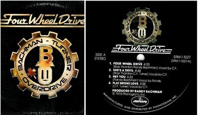 Bachman-Turner Overdrive / Four Wheel Drive (1975) / Mercury SRM-1-1027