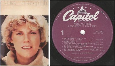 Murray, Anne / Let&#39;s Keep It That Way (1978) / Capitol ST-11743