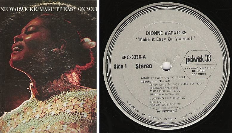 Warwick, Dionne / Make It Easy On Yourself / Pickwick SPC-3326