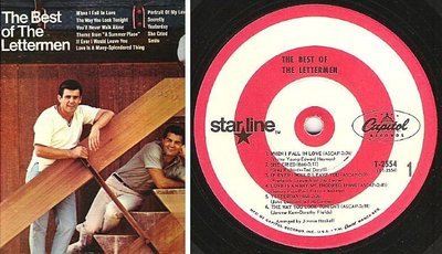 Lettermen, The / The Best of The Lettermen (1966) / Capitol Starline T-2554