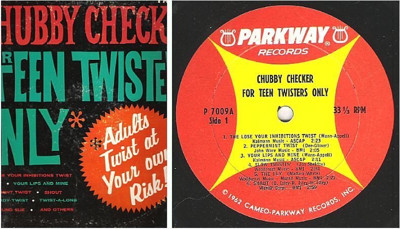 Checker, Chubby / For Teen Twisters Only (1962) / Parkway P-7009 (Album, 12" Vinyl)