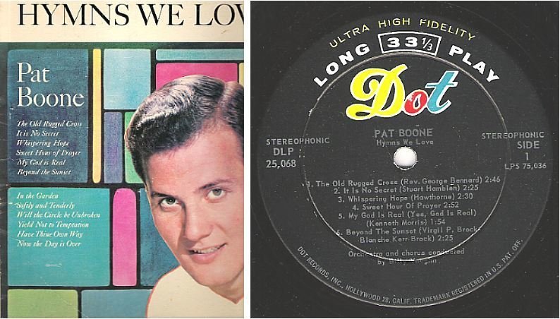 Boone, Pat / Hymns We Love (1957) / Dot DLP-25,068 (Album, 12" Vinyl)