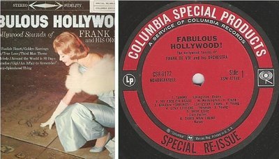 DeVol, Frank / Fabulous Hollywood! (1959) / Columbia Special Products CSR-8172