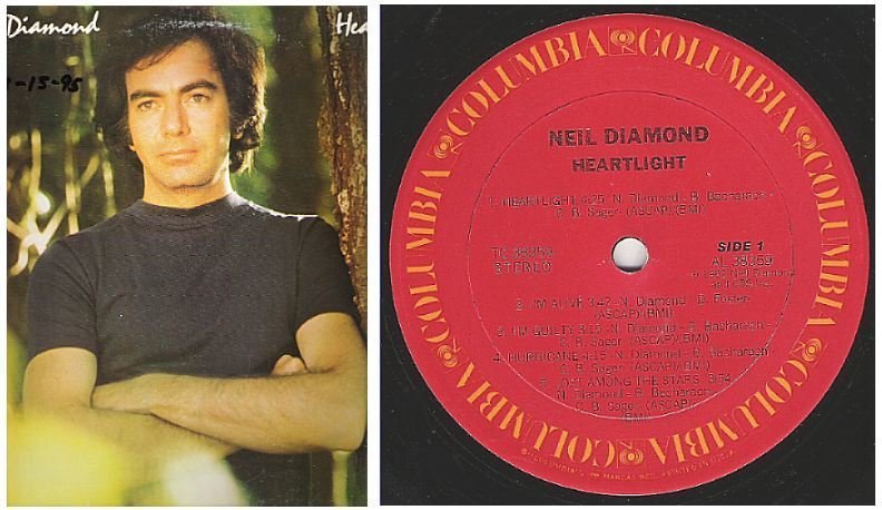 Diamond, Neil / Heartlight (1982) / Columbia TC-38359 (Album, 12" Vinyl)