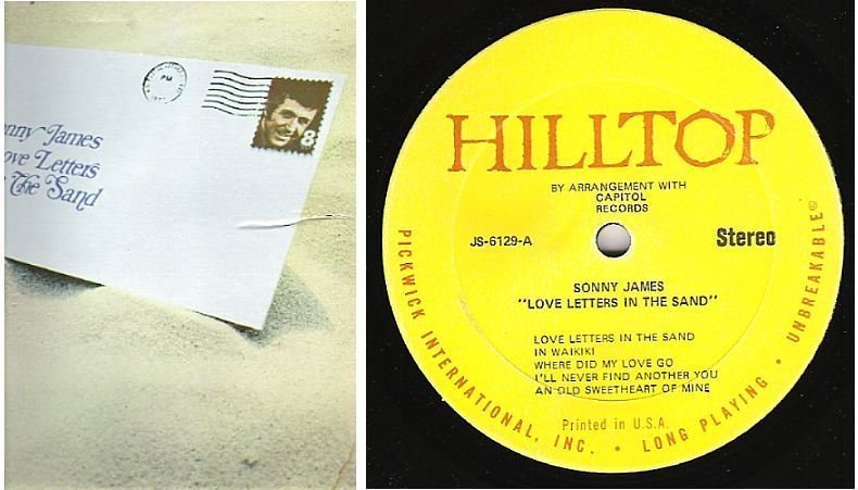 James, Sonny / Love Letters In the Sand (1973) / Hilltop JS-6129