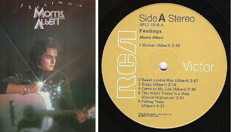 Albert, Morris / Feelings (1975) / RCA Victor APL1-1018 (Album, 12" Vinyl)