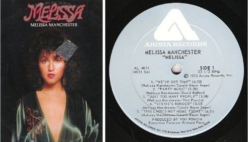Manchester, Melissa / Melissa (1975) / Arista AL-4031