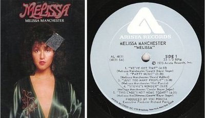 Manchester, Melissa / Melissa (1975) / Arista AL-4031
