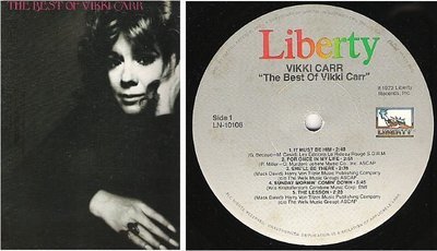 Carr, Vikki / The Best of Vikki Carr (1972) / Liberty LN-10108