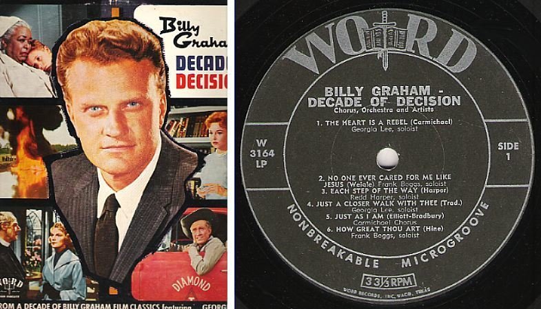 Graham, Billy / Decade Of Decision (1962) / Word W-3164 (Album, 12&quot; Vinyl)