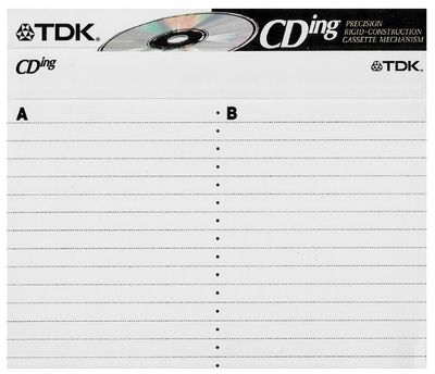 TDK / CDing / No. X-ZCDINGAAX