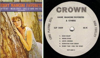 Uncredited Artists / Henry Mancini Favorites (1964) / Crown CLP-5459
