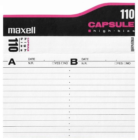 Maxell / Capsule 110 / Black-Pink-White