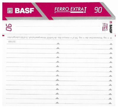 BASF / Ferro Extra I 90 / Red-Silver-White-Black-Dark Grey