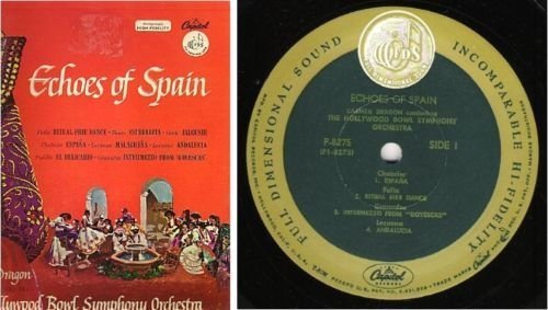 Dragon, Carmen / Echoes Of Spain / Capitol P-8275 (Album, 12" Vinyl)
