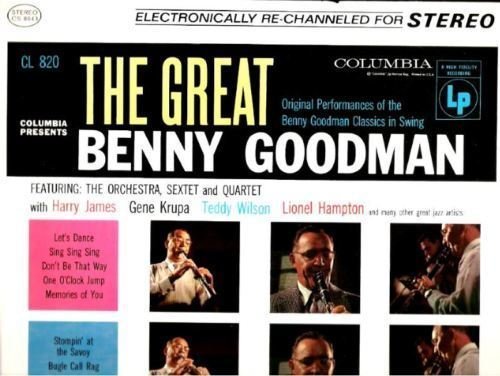 Goodman, Benny / The Great Benny Goodman (1962) / Columbia CS-8643 (Album, 12" Vinyl)